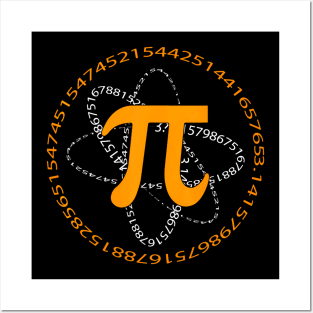 Pi Day Infinite Irrational 3 14 Spiral Math Numbers Teacher Posters and Art